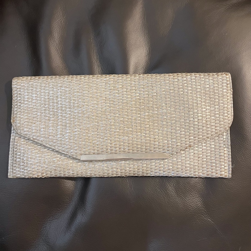Nine West Envelope Weave Clutch